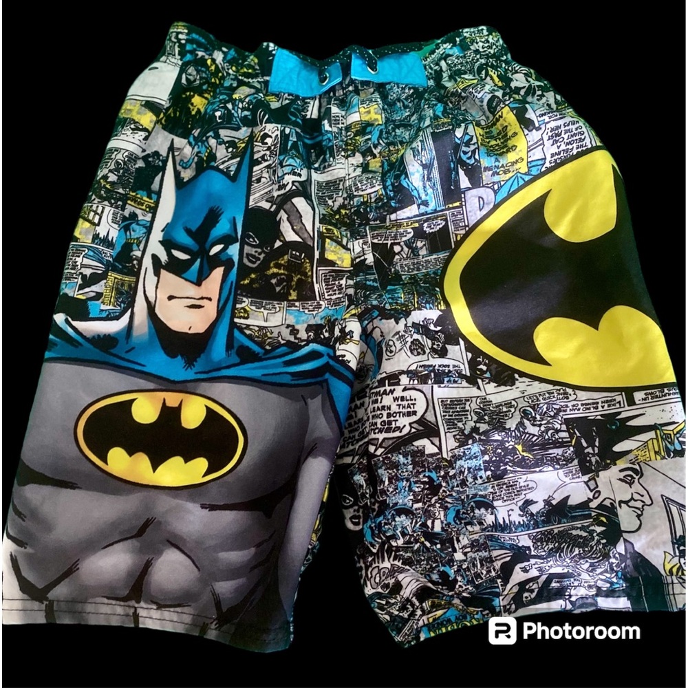 Batman swim trunks
